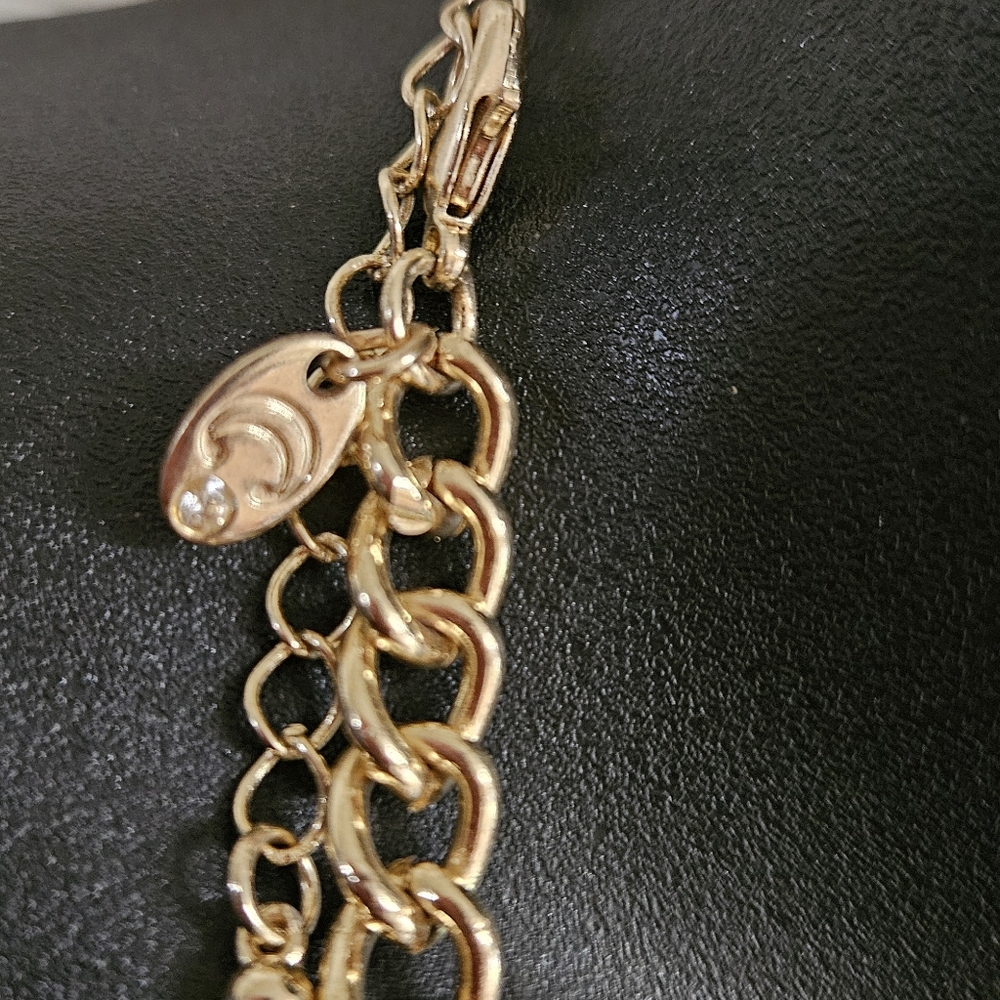 Charming Charlie Cabochon Flower Necklace Beautiful - Picture 5 of 6